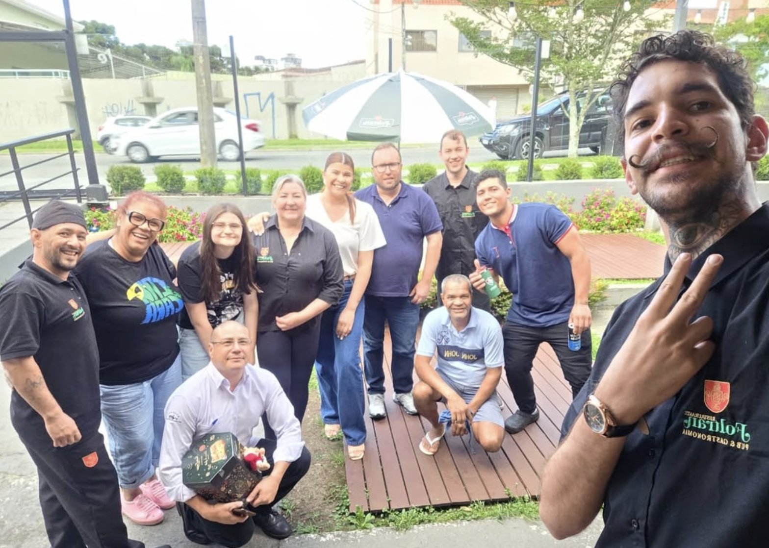 Equipe do Restaurante Foltran no Bigorrilho