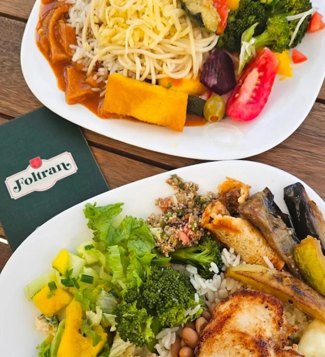 Pratos deliciosos do Restaurante Foltran no Bigorrilho
